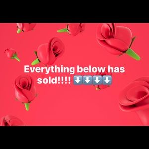 Thanks for checking out my closet but ⬇️ SOLD⬇️